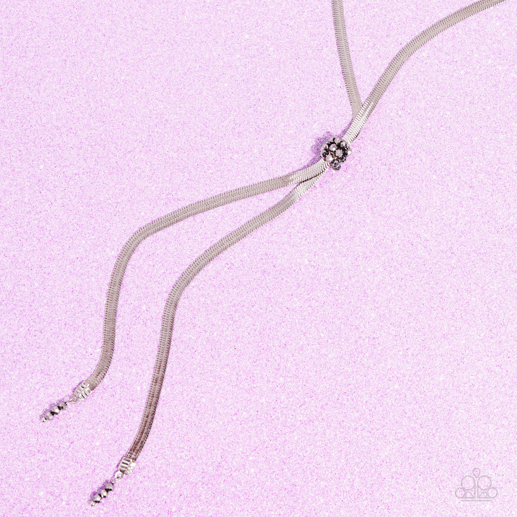 Corporate Cascade - Silver Necklace