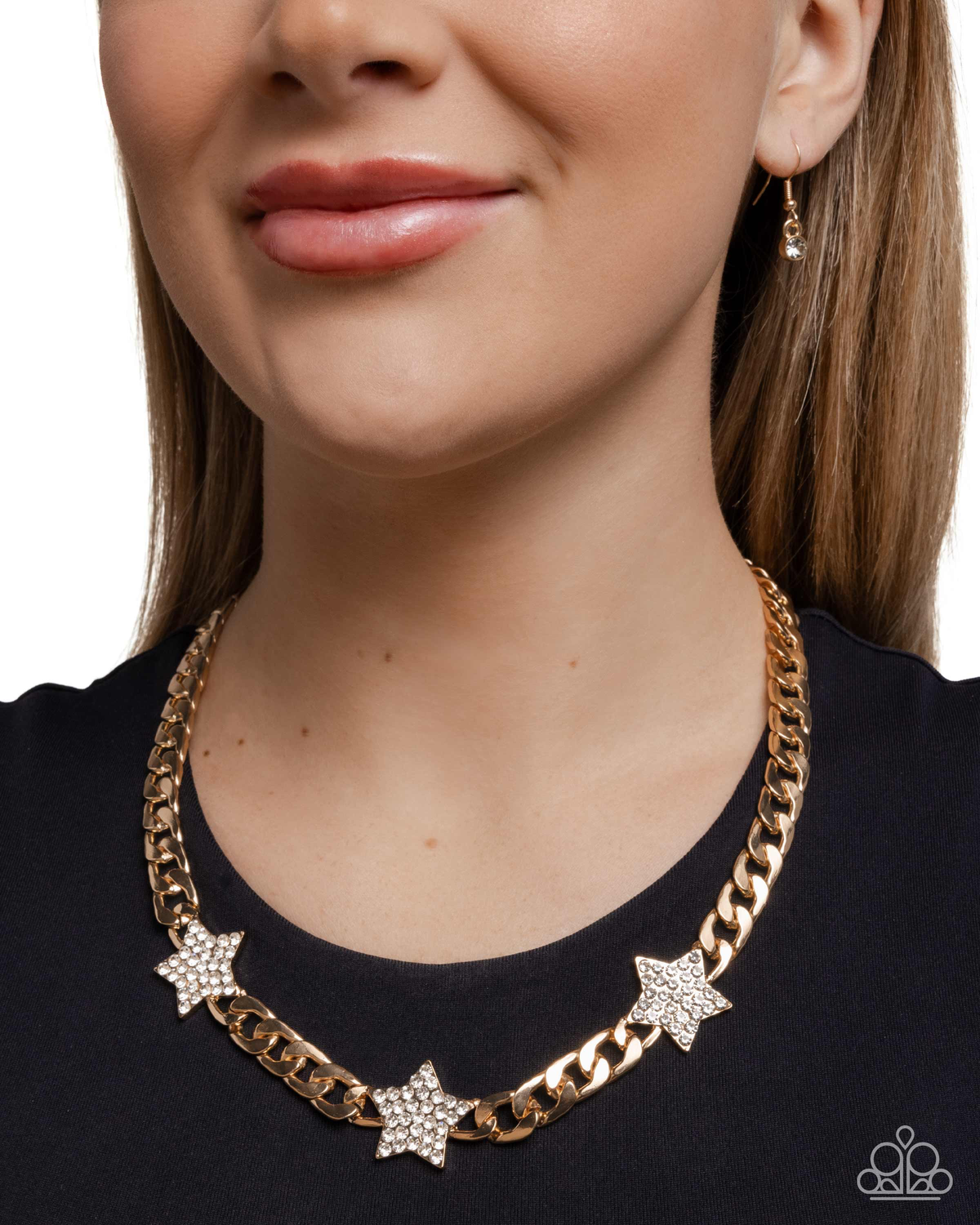 Uncle Sam Star- Gold Necklace