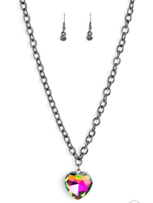 Flirtatiously Flashy - multi - Paparazzi necklace