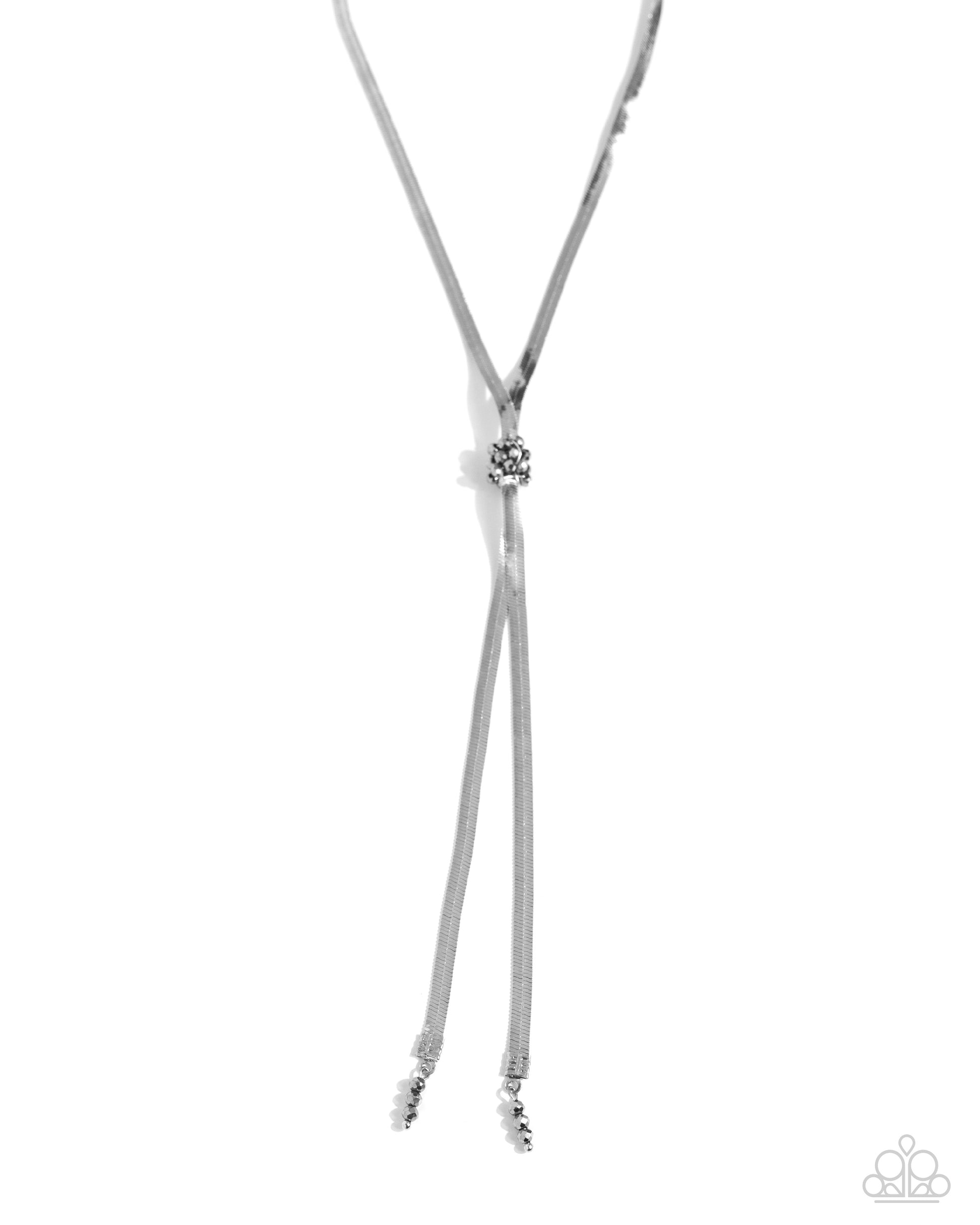 Corporate Cascade - Silver Necklace