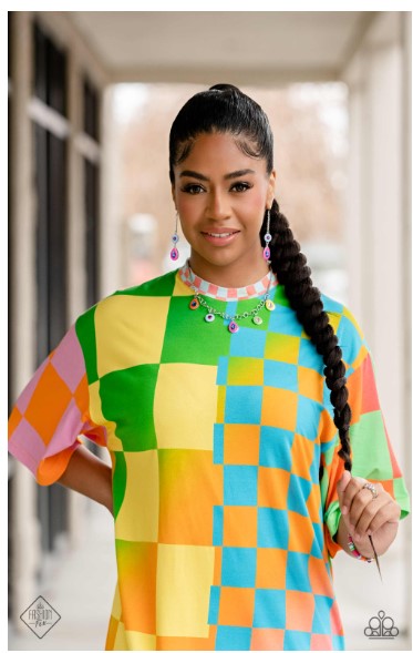 Colorblock Craze - Multi necklace