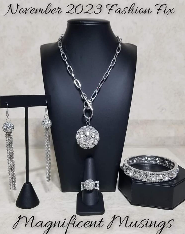 Polished Pageant - White Ring Set