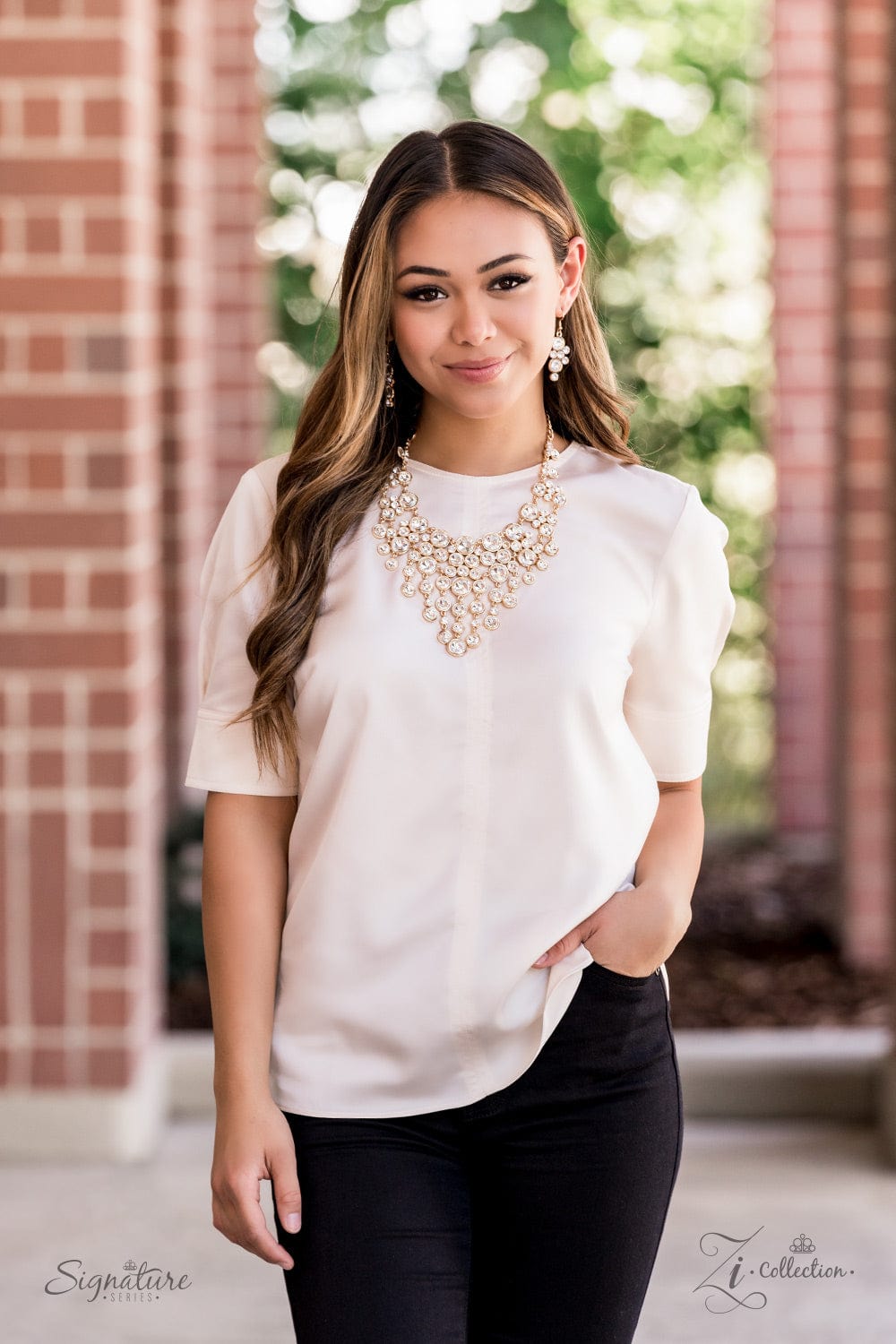 The Rosa Gold Bold Necklace - GODDESSBLINGS