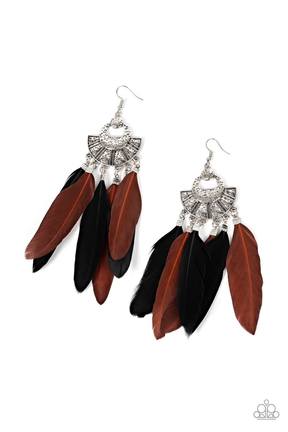 Plume Paradise - Multi Paparazzi Earrings - GODDESSBLINGS