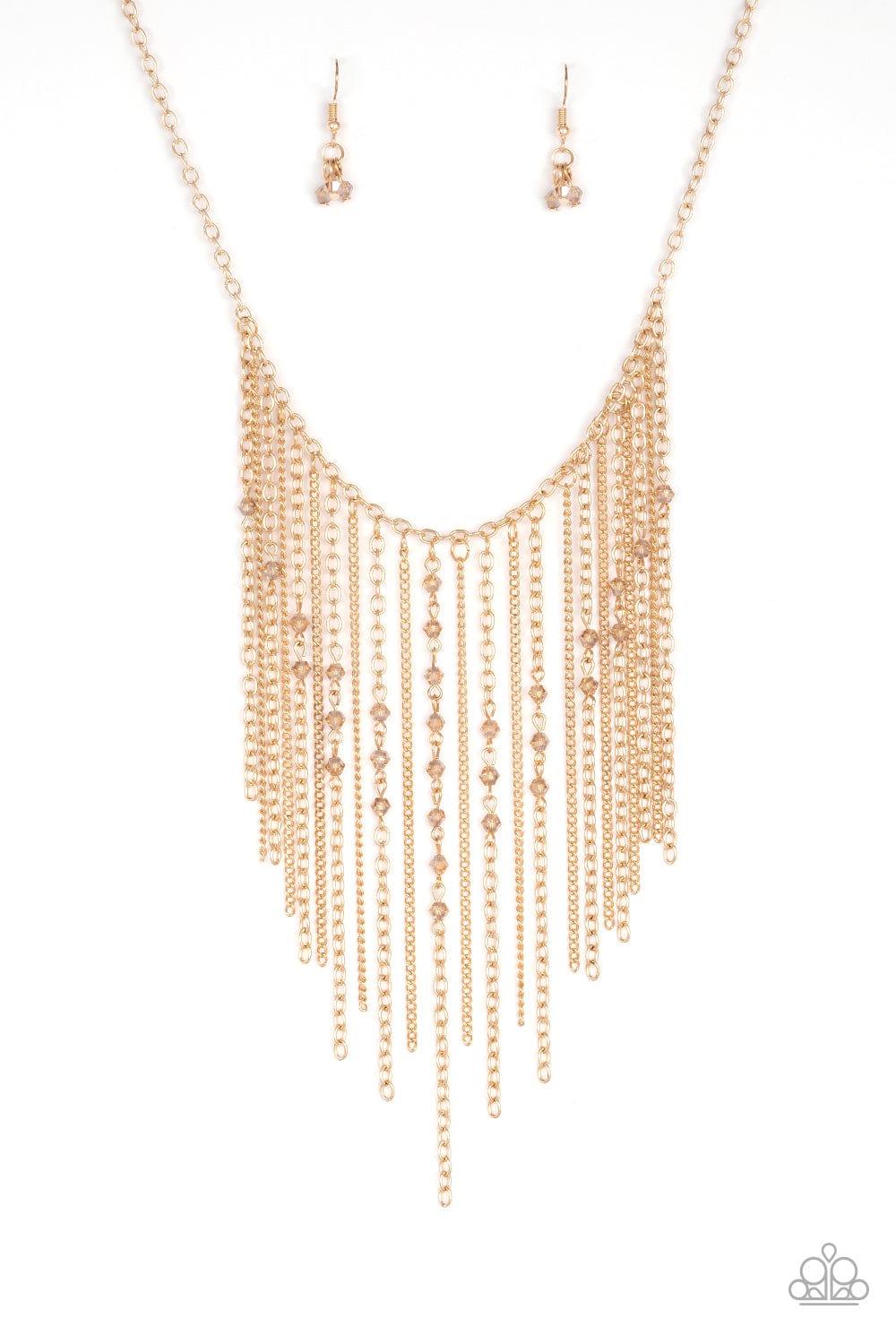 Fringe - Gold Necklace - GODDESSBLINGS