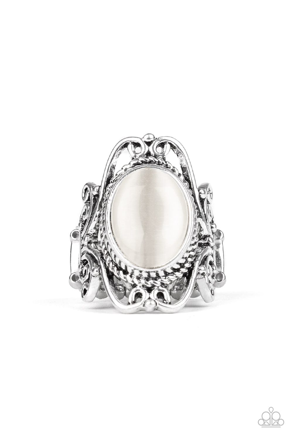 Fairytale Flair-White Pearl Ring - GODDESSBLINGS