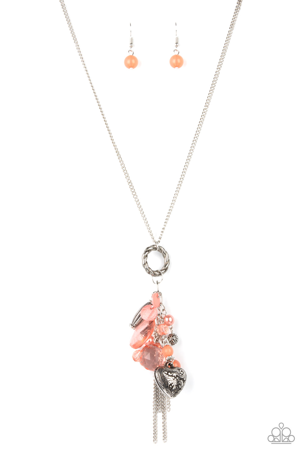 Amor to Love - Orange Necklace - GODDESSBLINGS