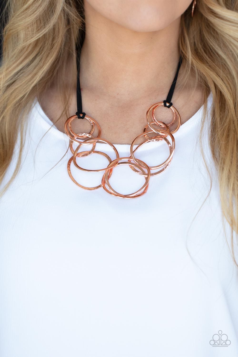Spiraling Out of COUTURE - Copper Necklace - GODDESSBLINGS