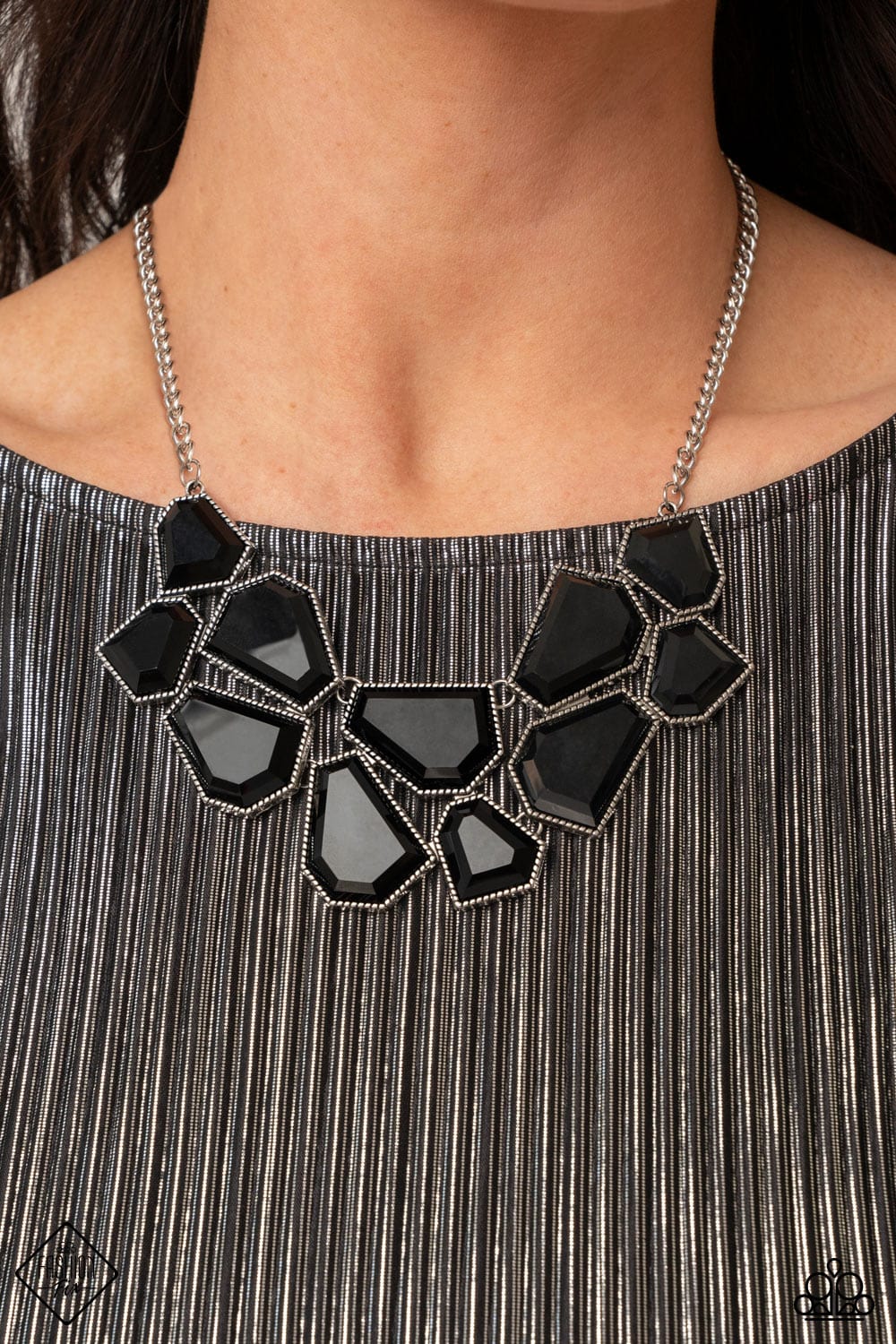 Double Black Necklace - GODDESSBLINGS