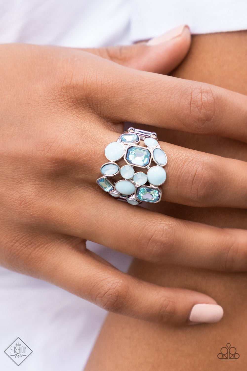 Multichromatic Meditation - Blue ring - GODDESSBLINGS