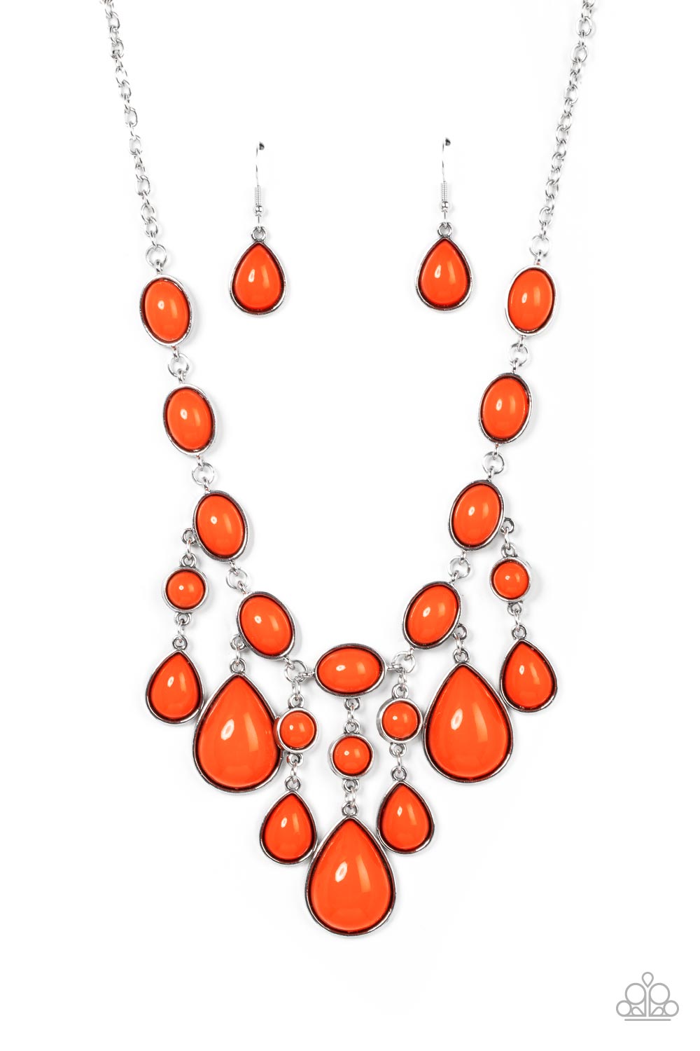 Mediterranean Mystery - Orange Necklace - GODDESSBLINGS