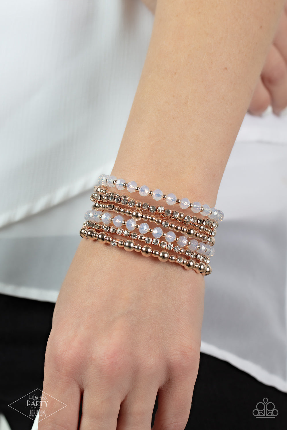 ICE Knowing You - Rose Gold Bracelet - GODDESSBLINGS
