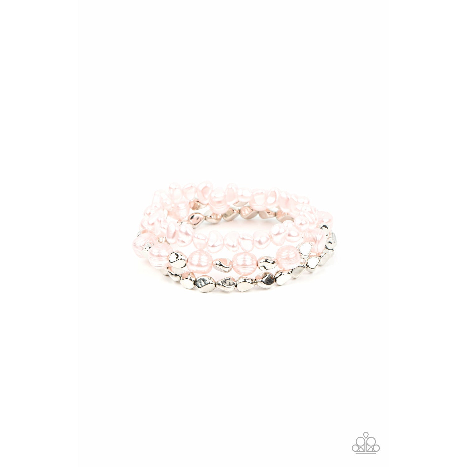 Shoreside Soiree - Pink bracelets - GODDESSBLINGS