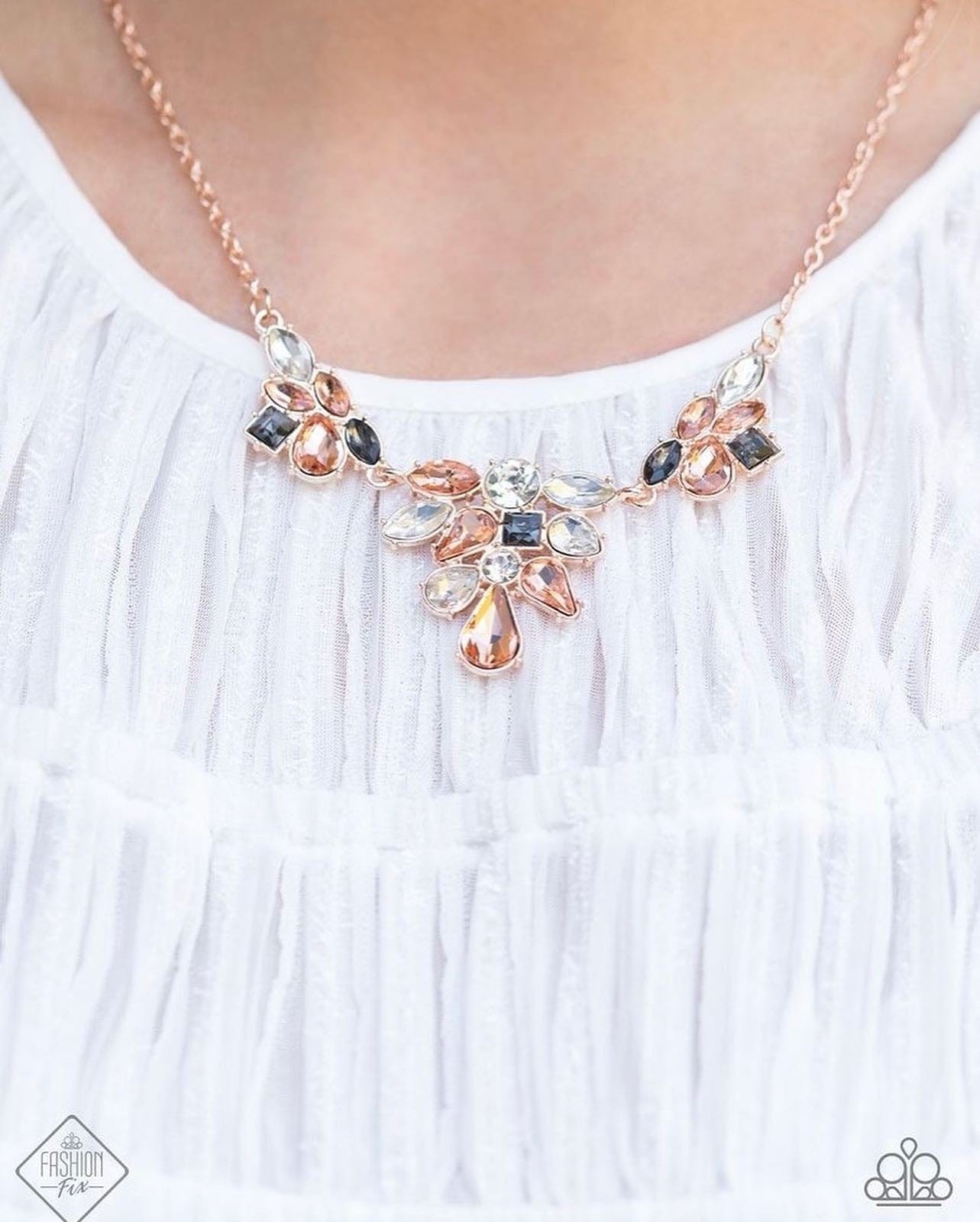 Completely Captivated - Rose Gold Necklace - GODDESSBLINGS