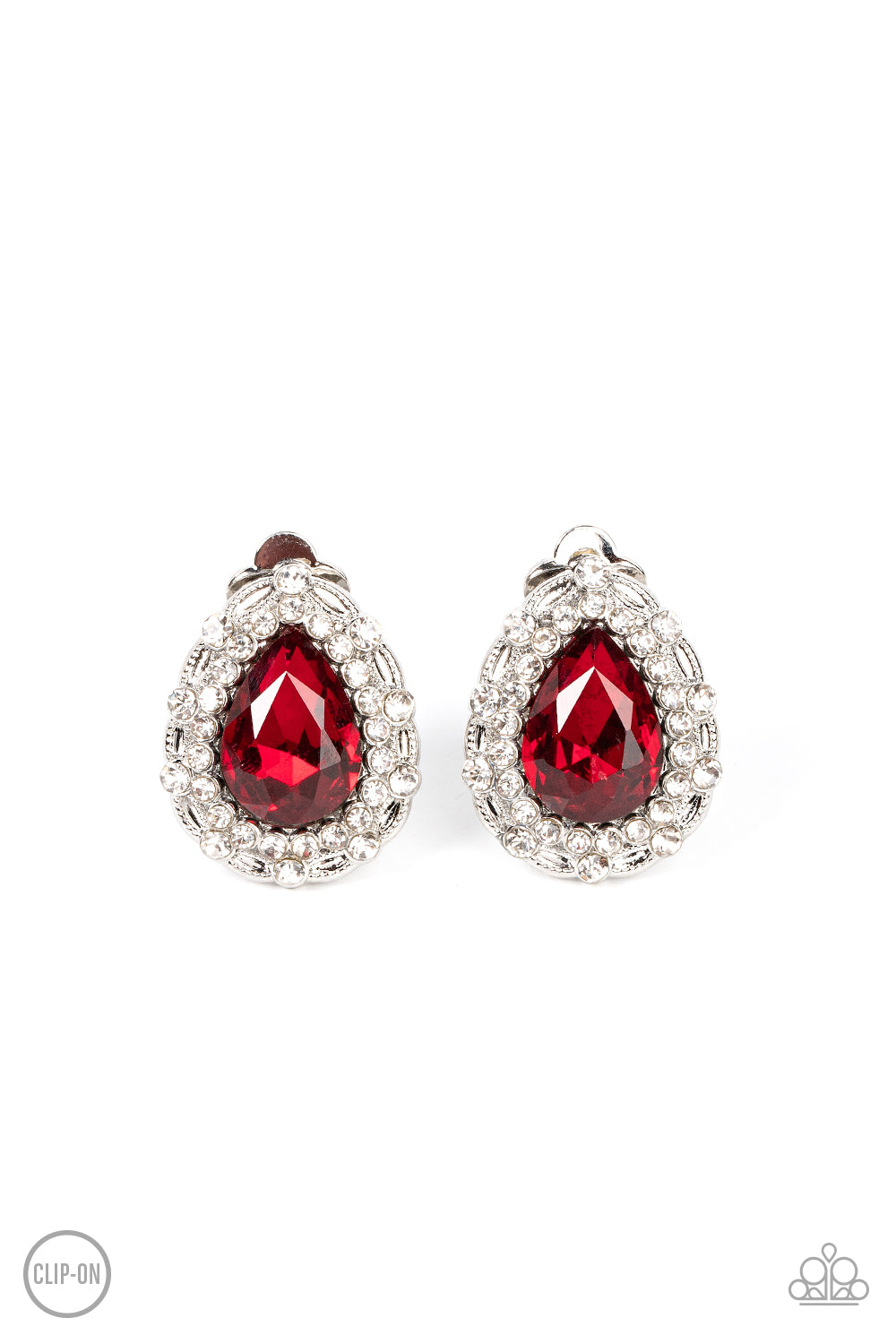 Haute Happy Hour - Red Earrings - GODDESSBLINGS
