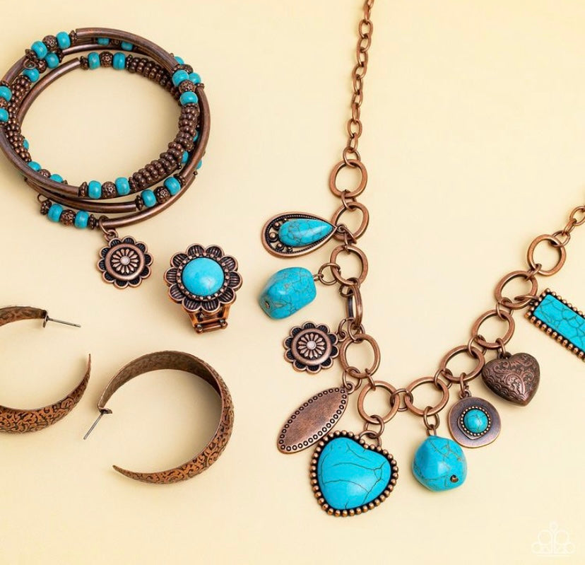 Countryside Collection - Copper charm necklace