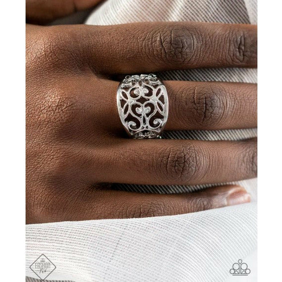 Paparazzi ♥ WISTFUL Thinking - Silver ♥ Ring - GODDESSBLINGS