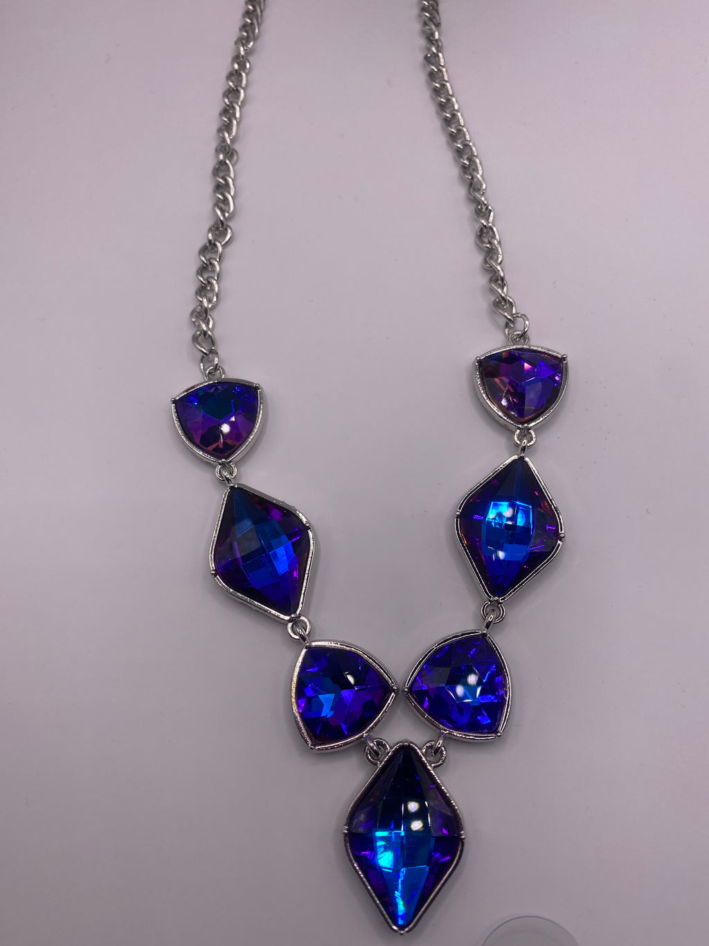 Glittering Geometric Necklace