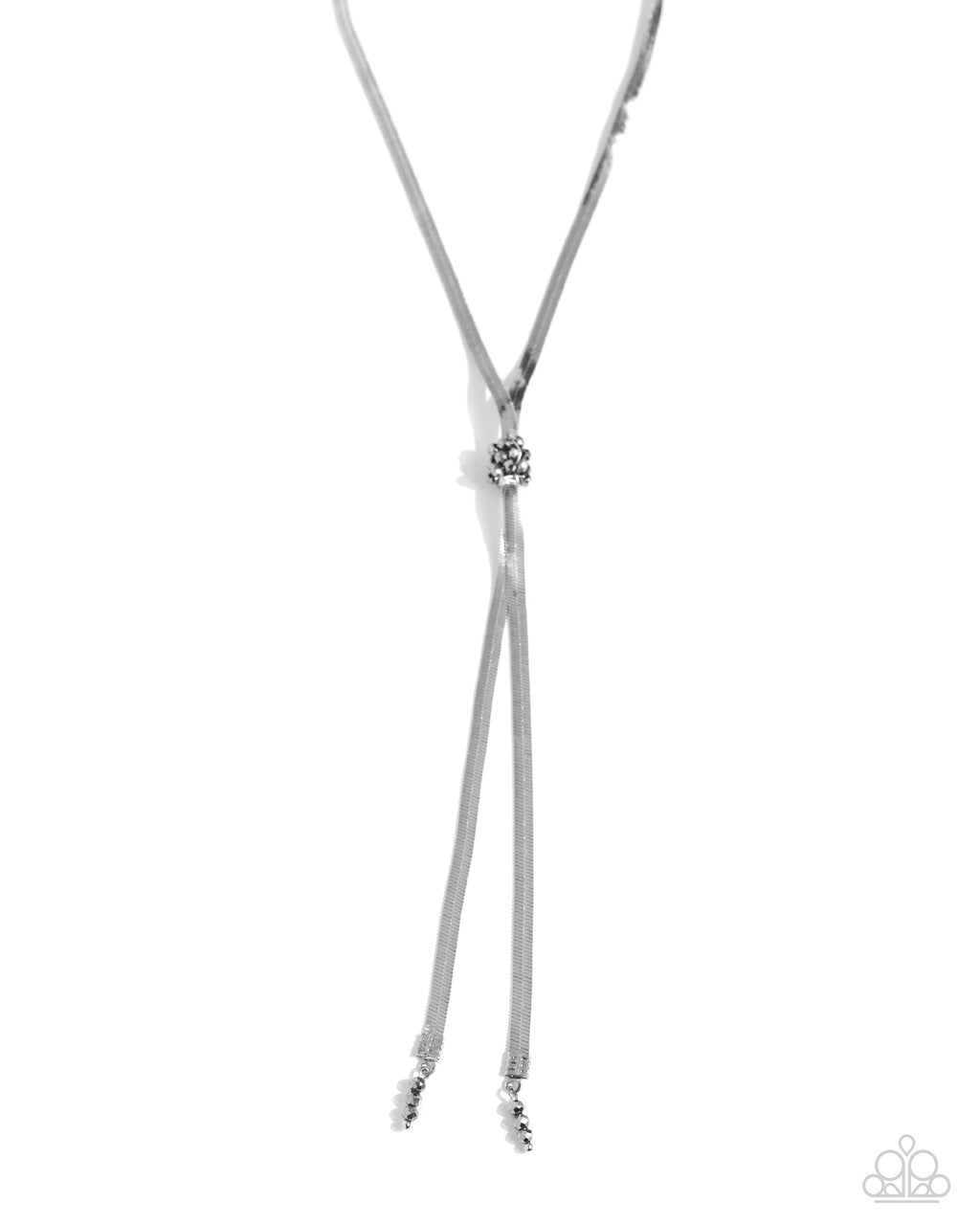 Corporate Cascade - Silver Necklace