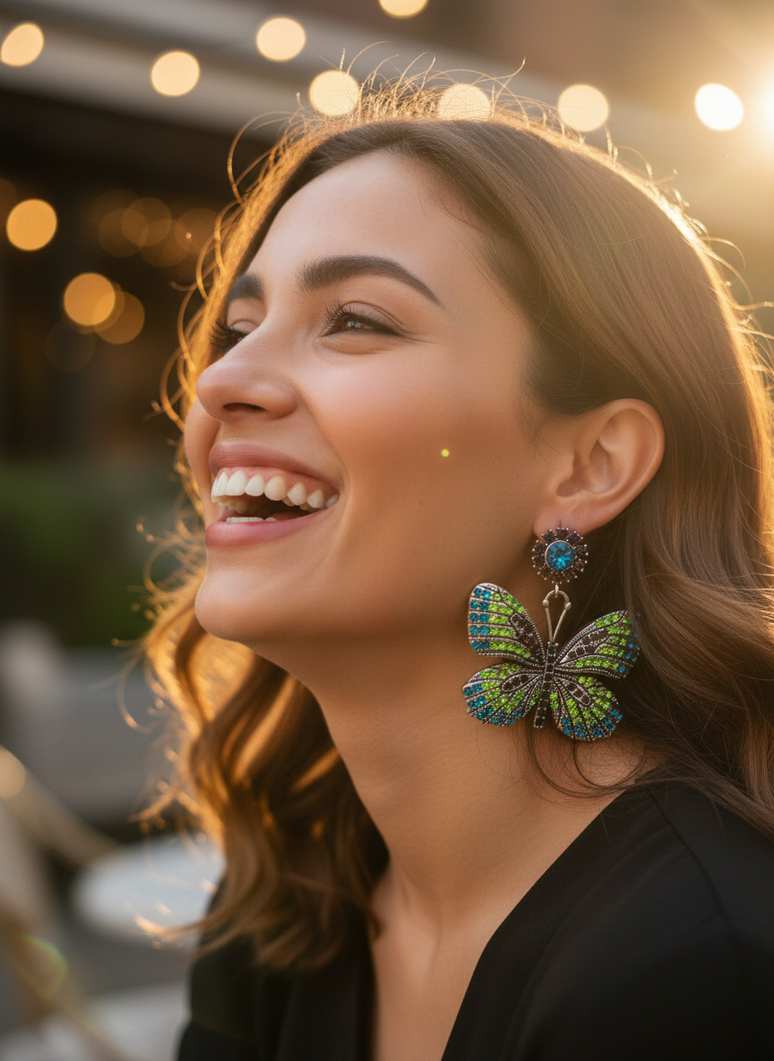 Candid Laughing Portrait