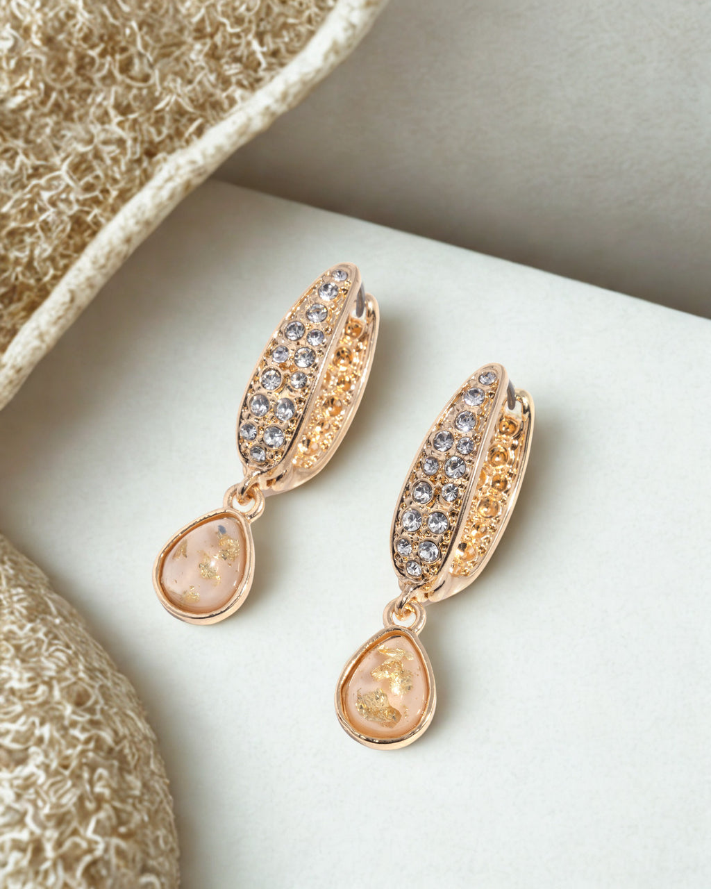 Cheerful Care - Gold Earrings