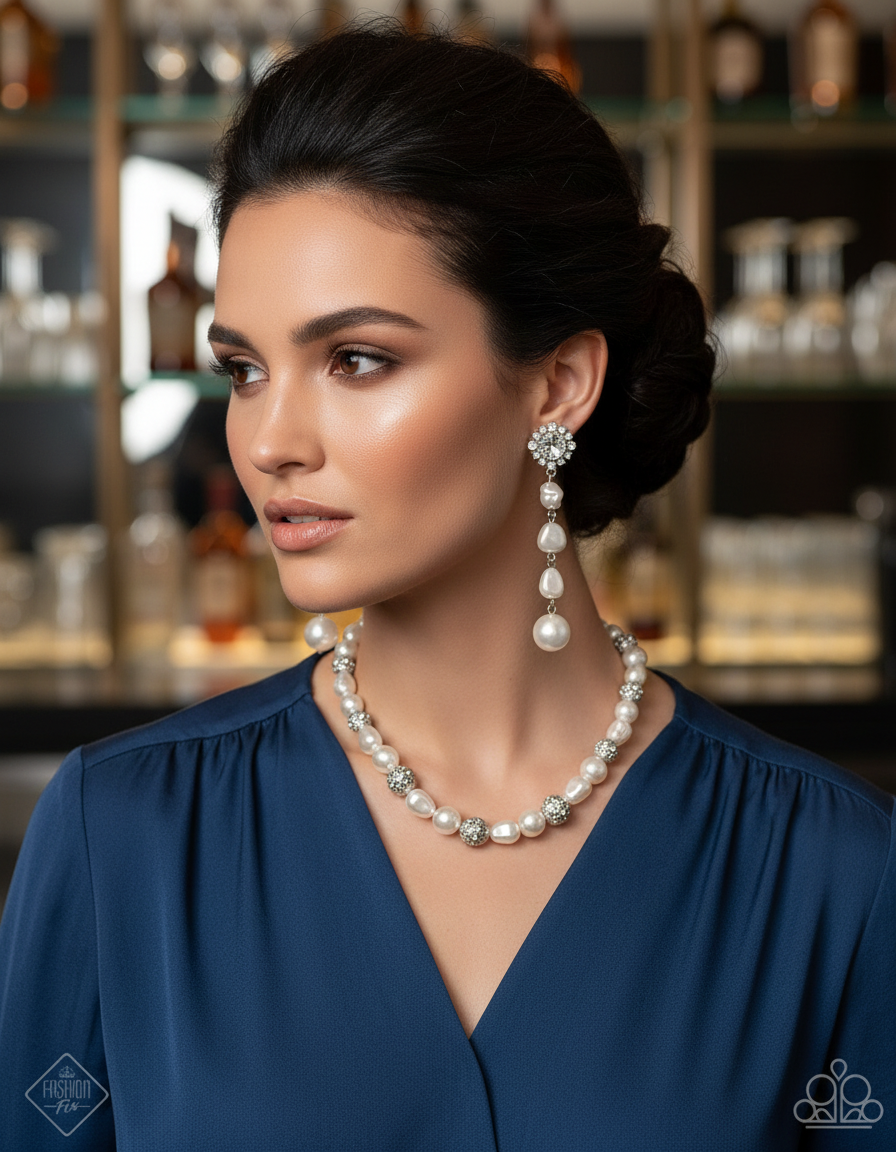 Model in baritone blue