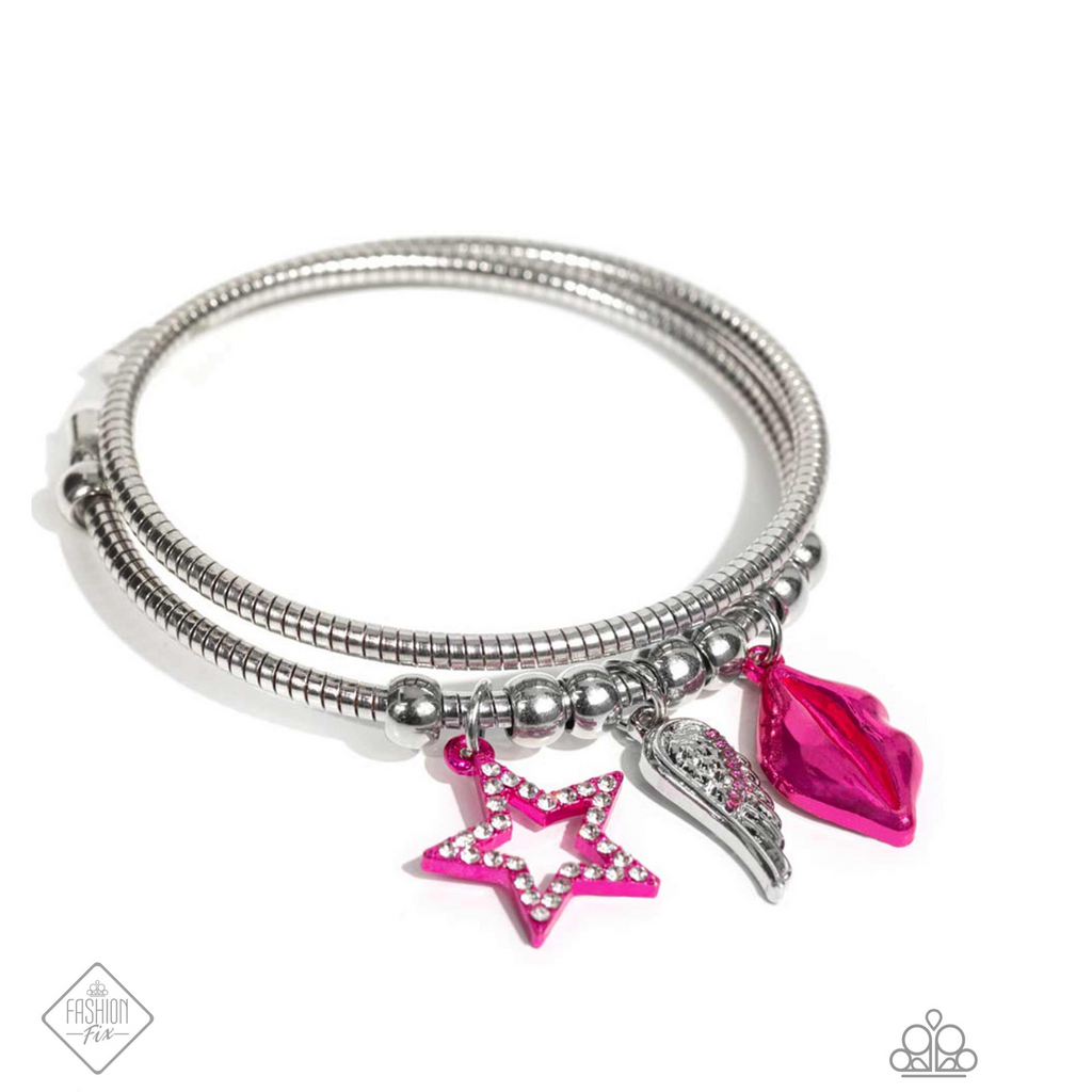 Popstar Privilege - Silver Charm bracelet