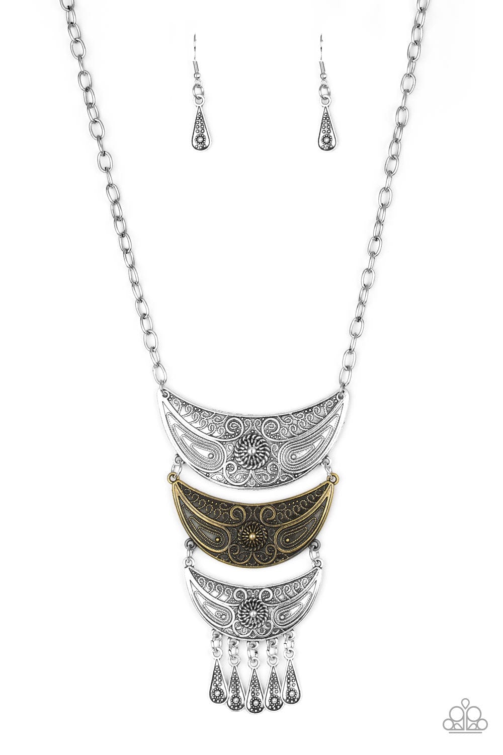 Go Steer-Crazy - Multi Silver Chain - GODDESSBLINGS