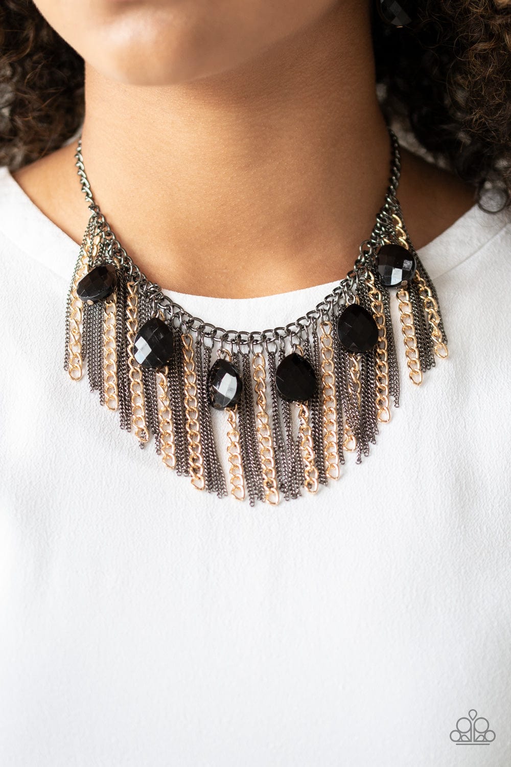 Vixen Conviction Black Necklace - GODDESSBLINGS