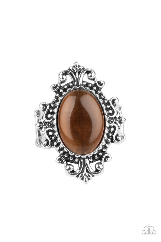 Brown Silver women's Ring - GODDESSBLINGS