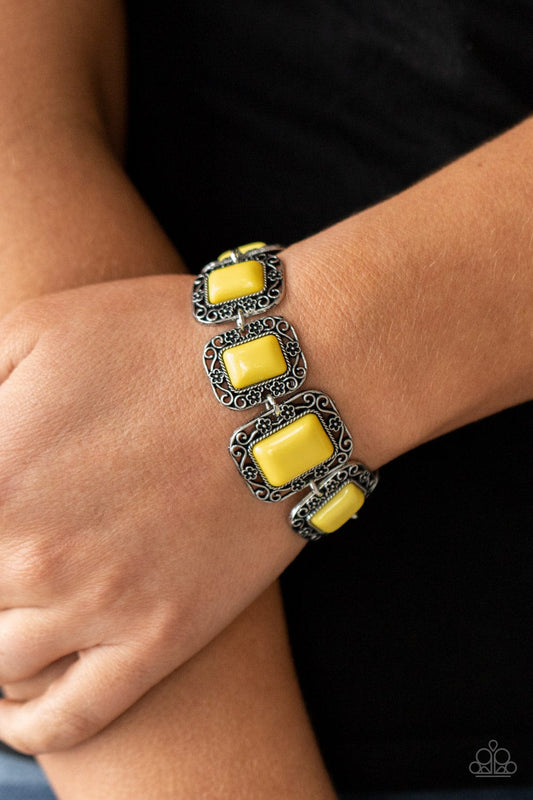 Retro Rodeo - Yellow Bracelet - GODDESSBLINGS