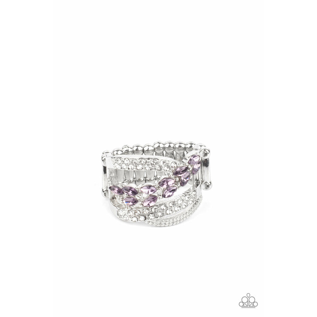 Emulating Elegance - Purple Ring - GODDESSBLINGS