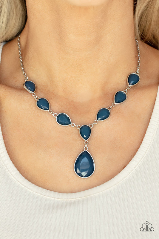 Blue Stone women's  Necklace - GODDESSBLINGS