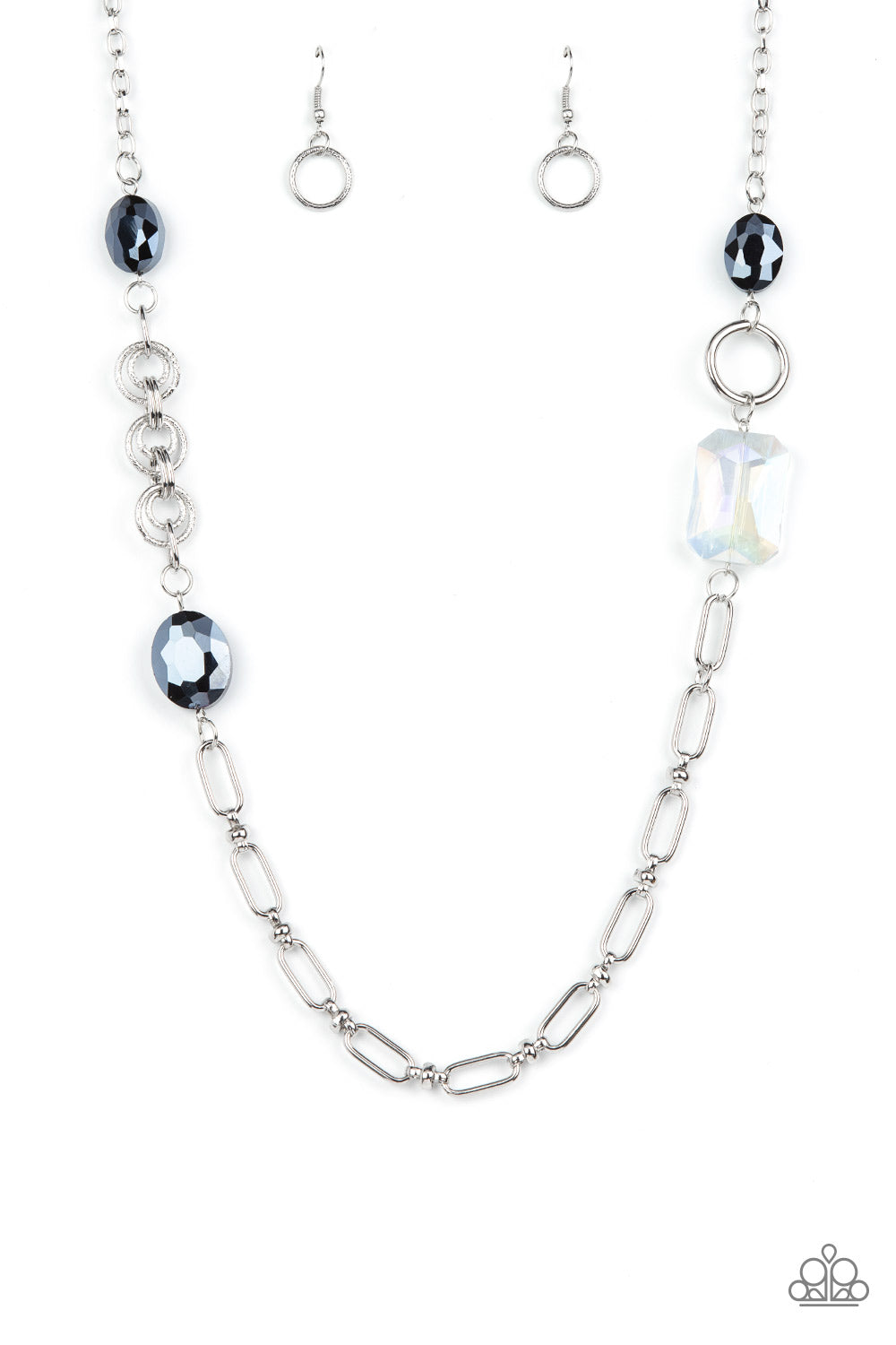 Famous and Fabulous - Blue clear necklace - GODDESSBLINGS