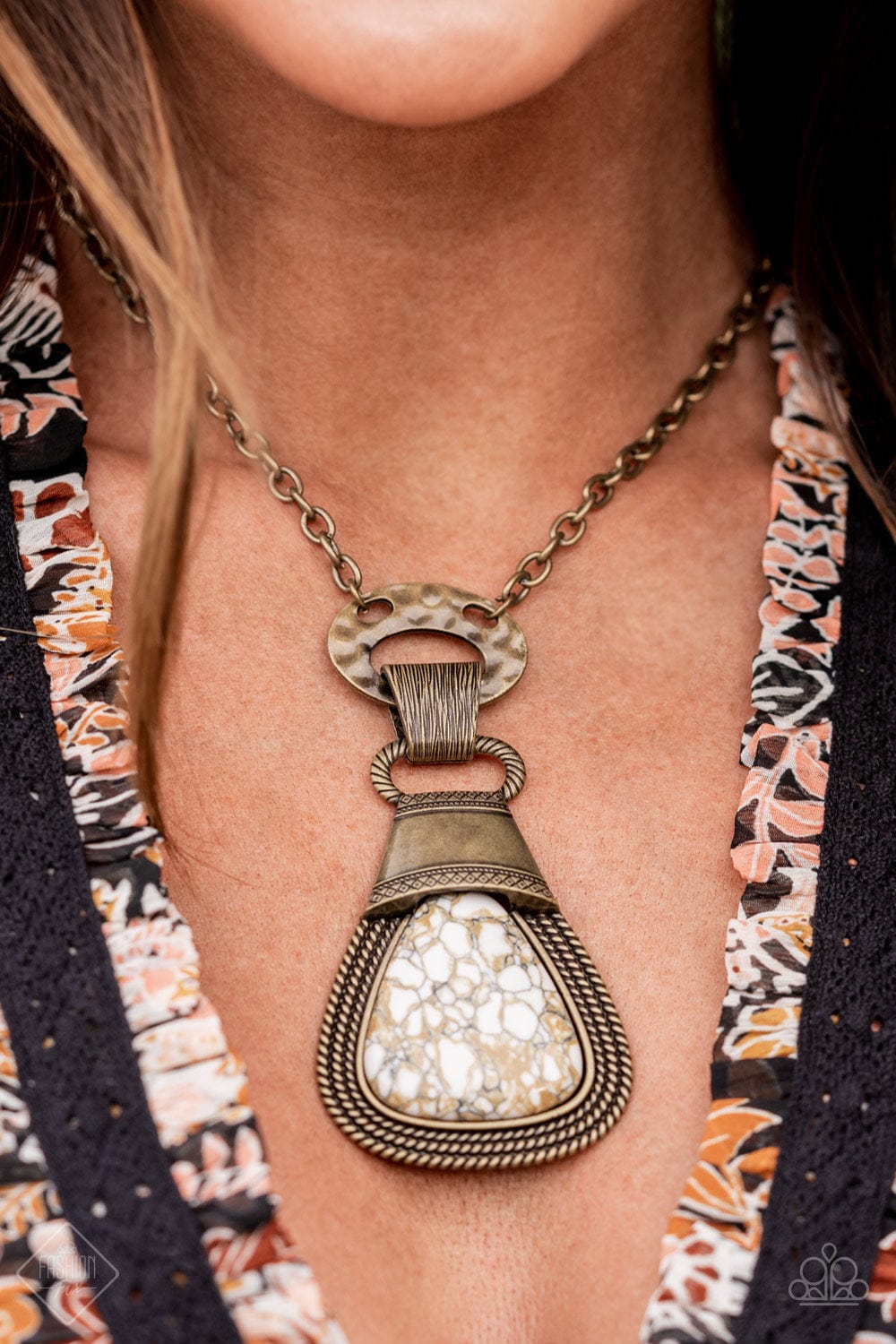 Rodeo Royale - Brass Necklace - GODDESSBLINGS