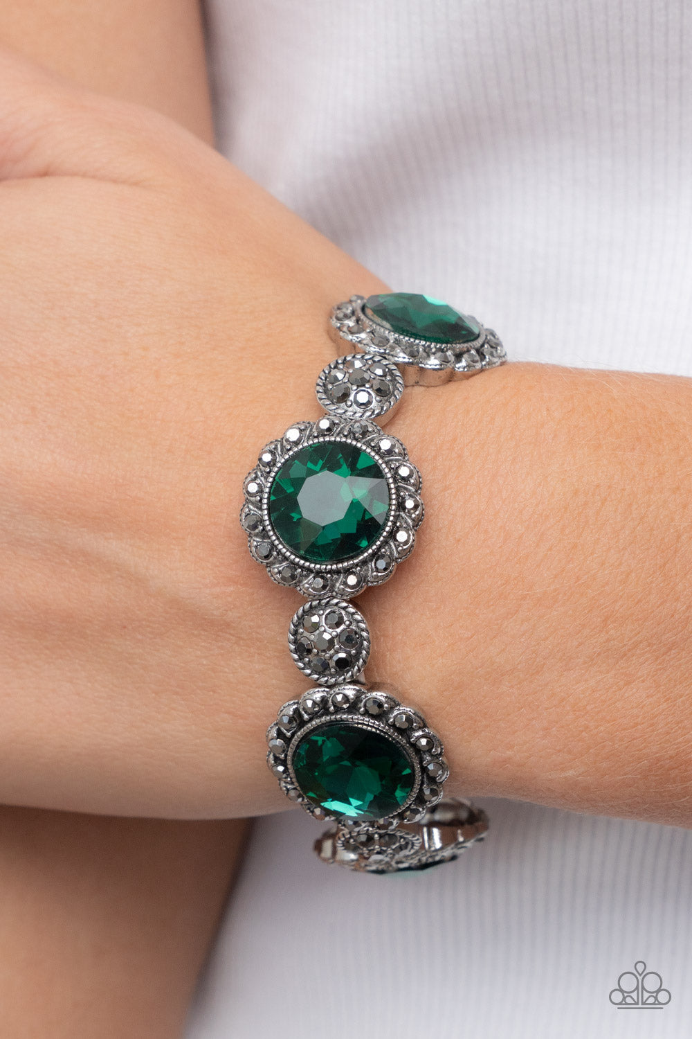Palace Property - Green Bracelet - GODDESSBLINGS