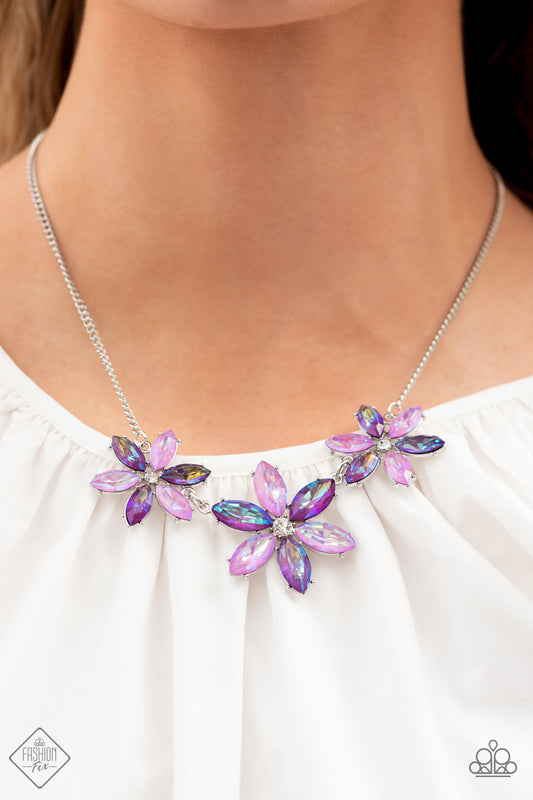 Meadow Muse - Purple Rhinestone Necklace - GODDESSBLINGS