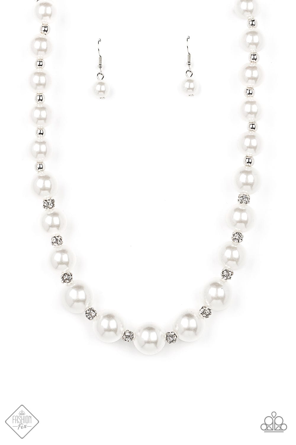 Sail Away with Me - White Pearl Necklace - GODDESSBLINGS