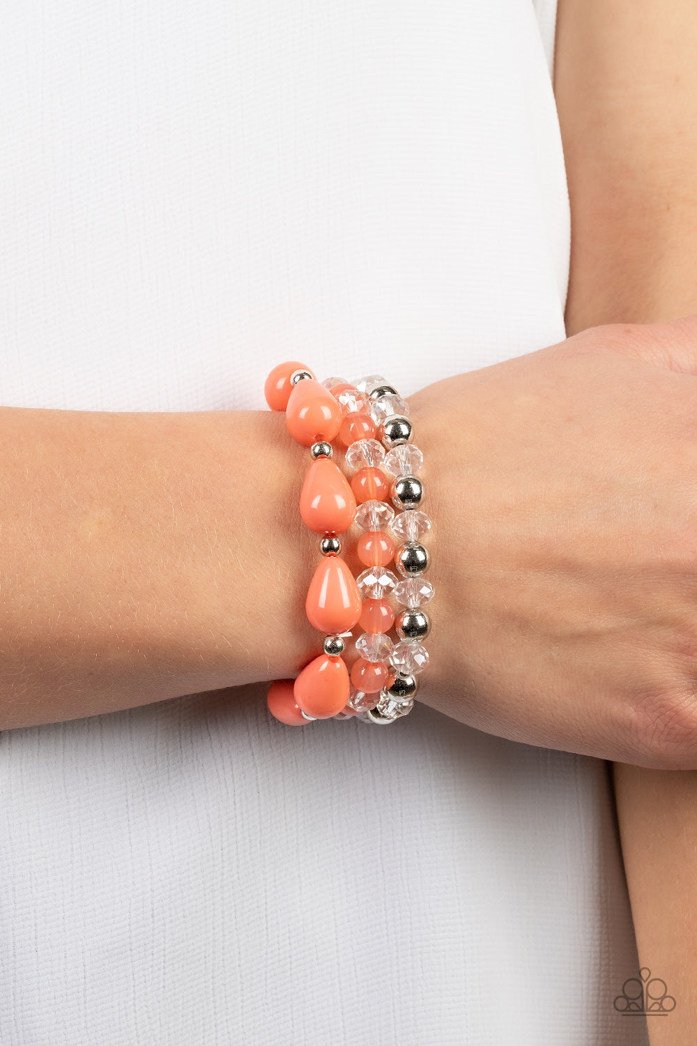 Beachside Brunch - Orange bracelet - GODDESSBLINGS