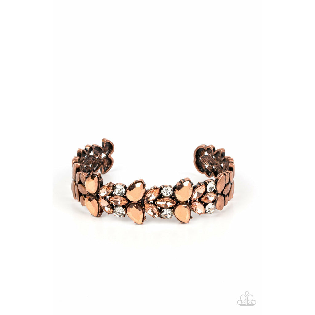 Glacial Gleam - Copper Cuff Bracelet - GODDESSBLINGS
