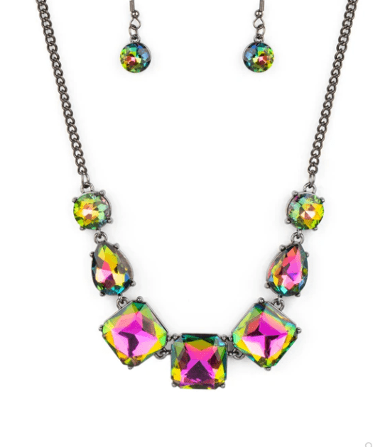 Unfiltered Confidence - Multi stone Necklace - GODDESSBLINGS