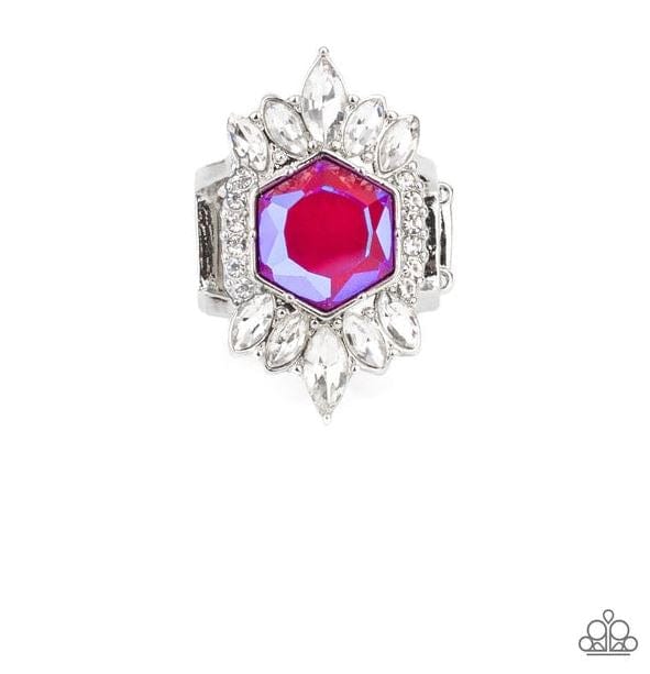 Divine Intervention Pink Bling Ring - GODDESSBLINGS